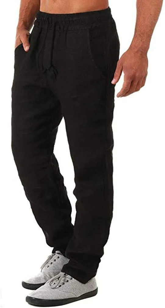 FZVYD Dress Pants for Men Joggers Cargo Pants Fashion Casual Sweatpants Work Pants Drawstring Loose Trousers with Pockets