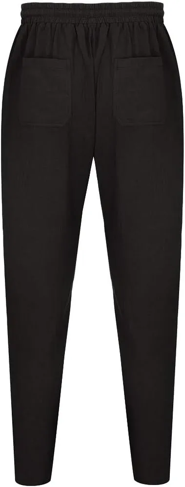 FZVYD Dress Pants for Men Joggers Cargo Pants Fashion Casual Sweatpants Work Pants Drawstring Loose Trousers with Pockets