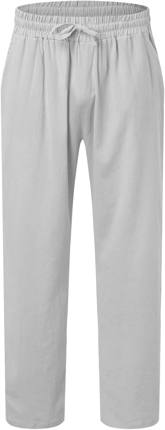 FZVYD Dress Pants for Men Joggers Cargo Pants Fashion Casual Sweatpants Work Pants Drawstring Loose Trousers with Pockets