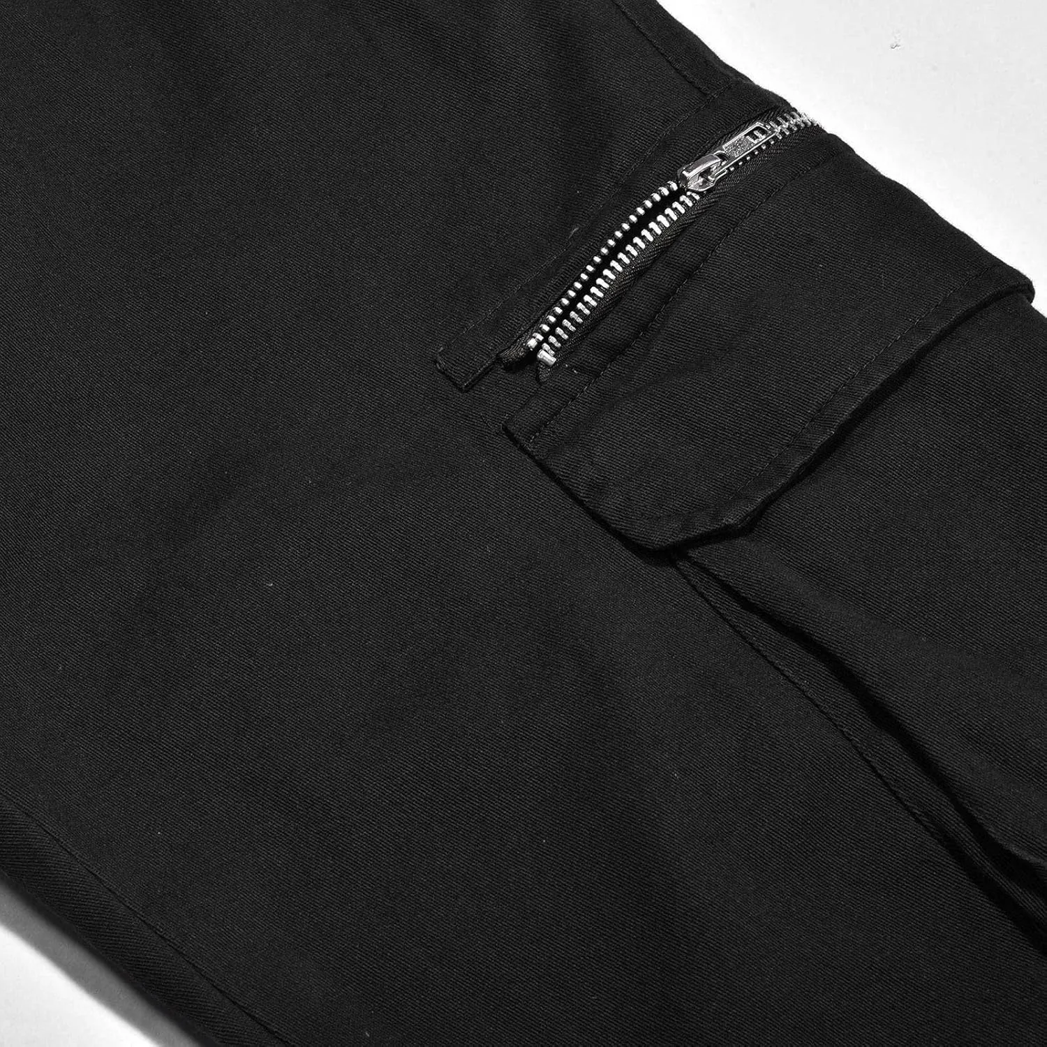 FZVYD Elastic Waist Pants for Men Mens Joggers Cargo Pants Fashion Casual Sweatpants Work Pants Drawstring Loose Trousers
