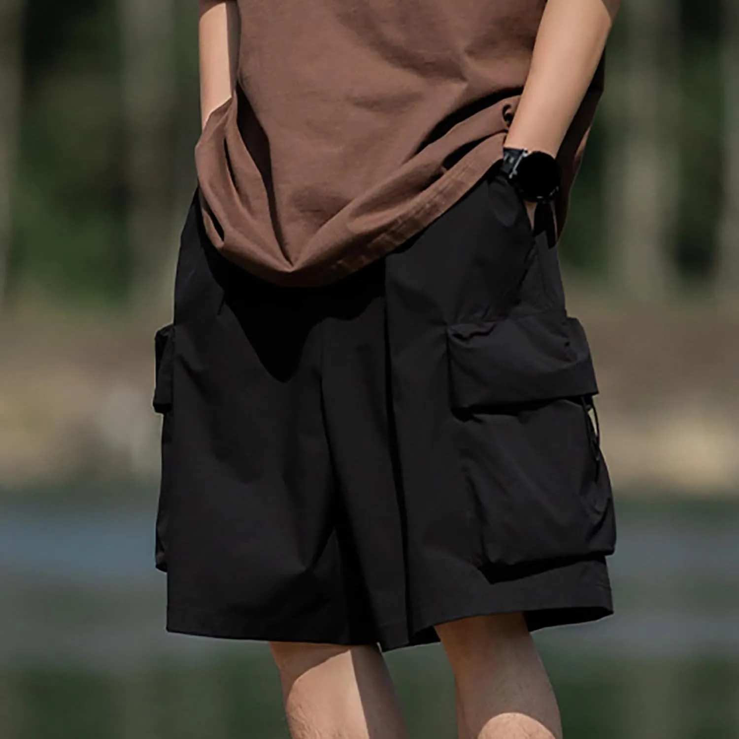 FZVYD Khaki Pants for Men Joggers Cargo Pants Fashion Casual Sweatpants Work Pants Drawstring Loose Trousers with Pockets