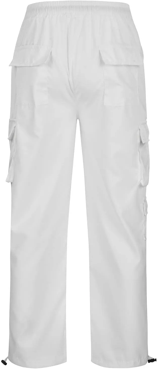 FZVYD Khaki Pants Mens Mens Joggers Cargo Pants Fashion Casual Sweatpants Work Pants Drawstring Loose Trousers with Pockets