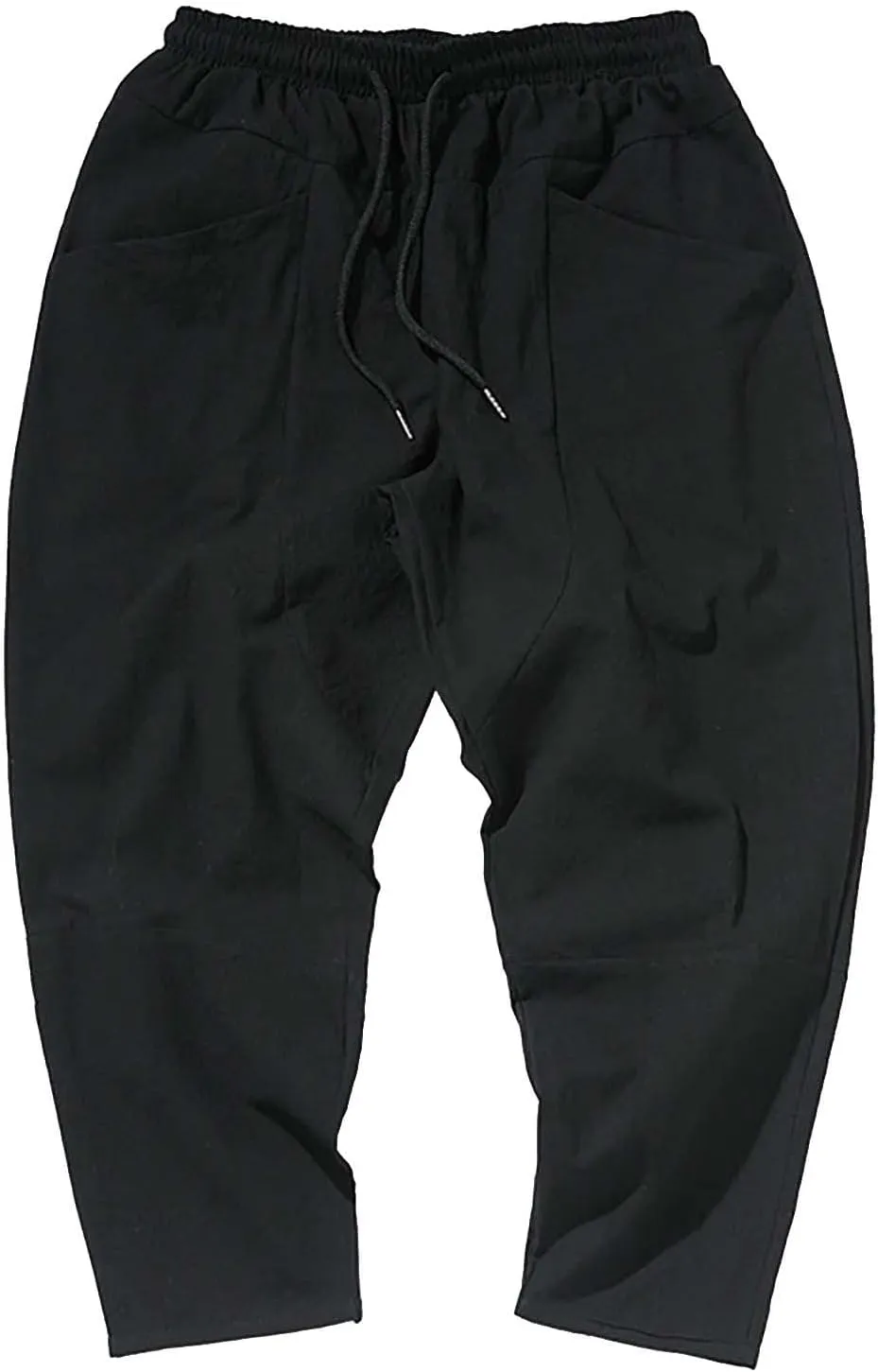 FZVYD Mens Dress Pants Slim Fit Stretch Joggers Cargo Pants Fashion Casual Sweatpants Work Pants Drawstring Loose Trousers