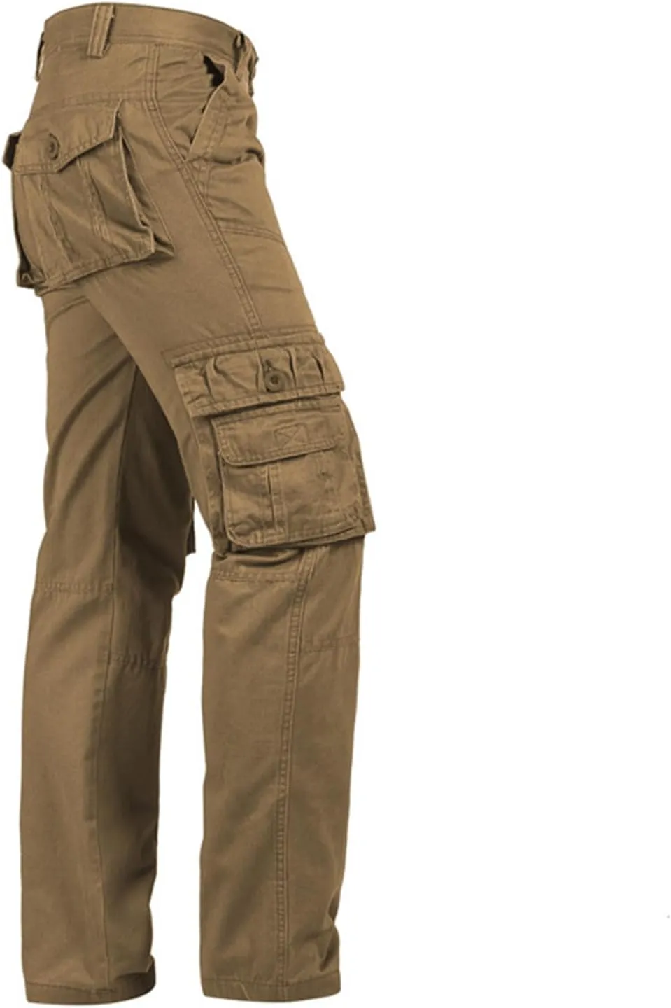 FZVYD Mens Dress Pants Stretch Mens Joggers Cargo Pants Fashion Casual Sweatpants Work Pants Drawstring Loose Trousers