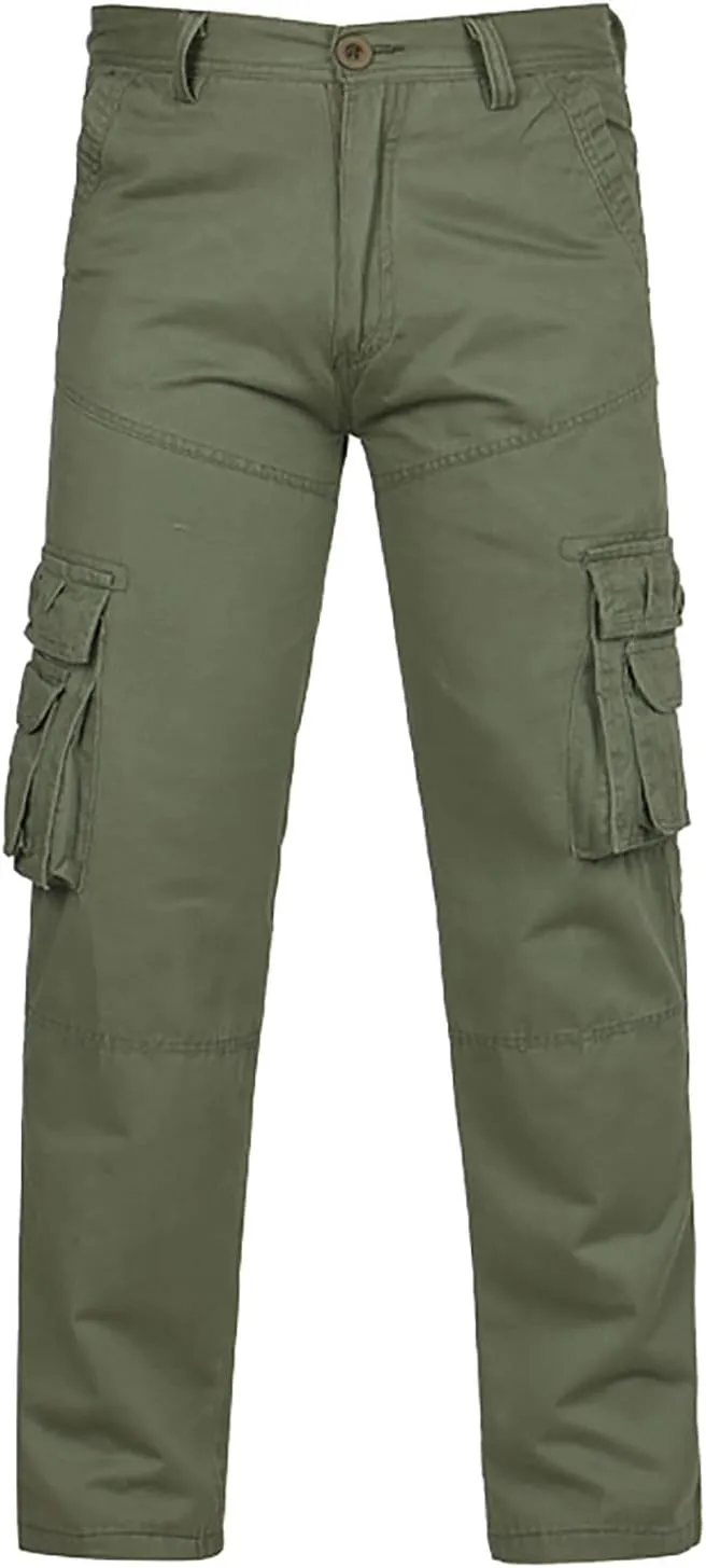 FZVYD Mens Dress Pants Stretch Mens Joggers Cargo Pants Fashion Casual Sweatpants Work Pants Drawstring Loose Trousers
