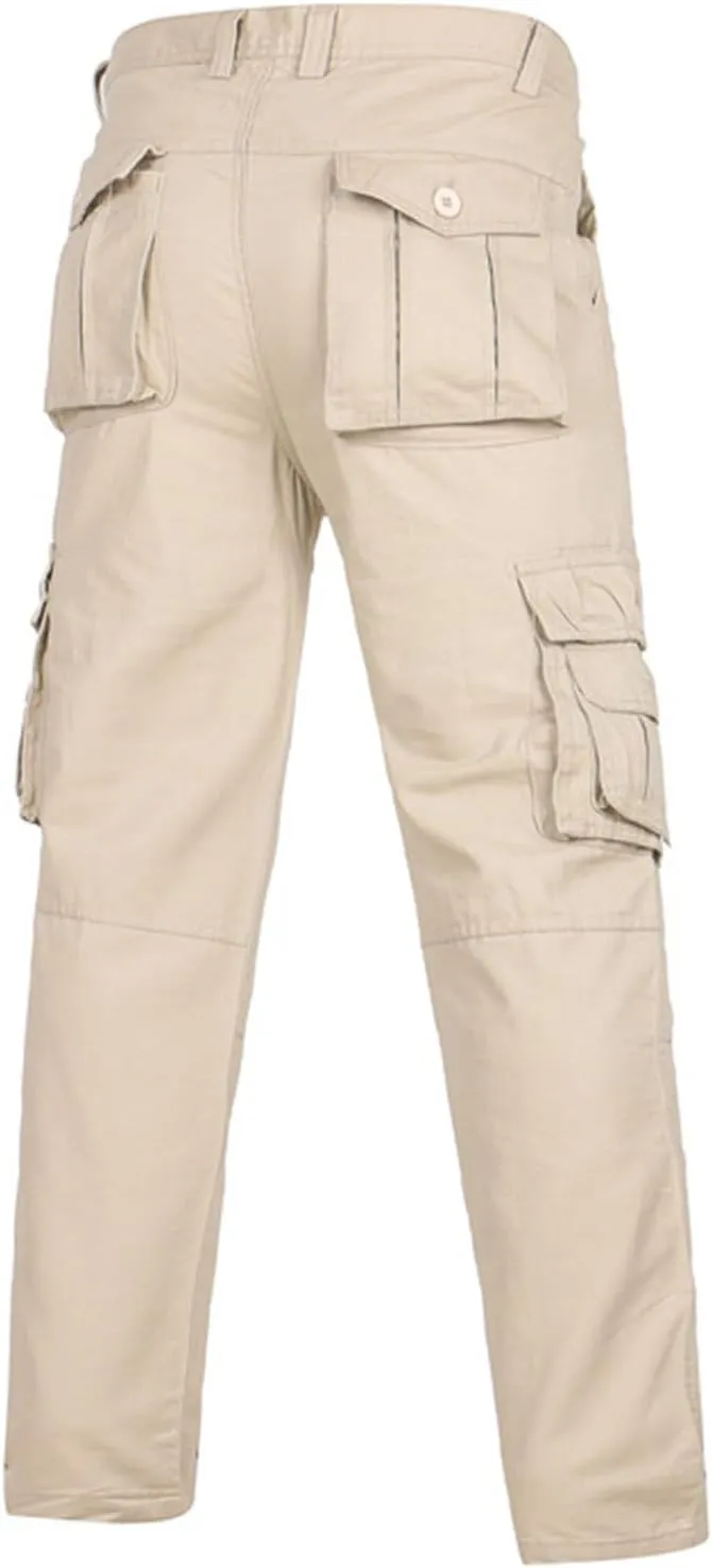 FZVYD Mens Dress Pants Stretch Mens Joggers Cargo Pants Fashion Casual Sweatpants Work Pants Drawstring Loose Trousers