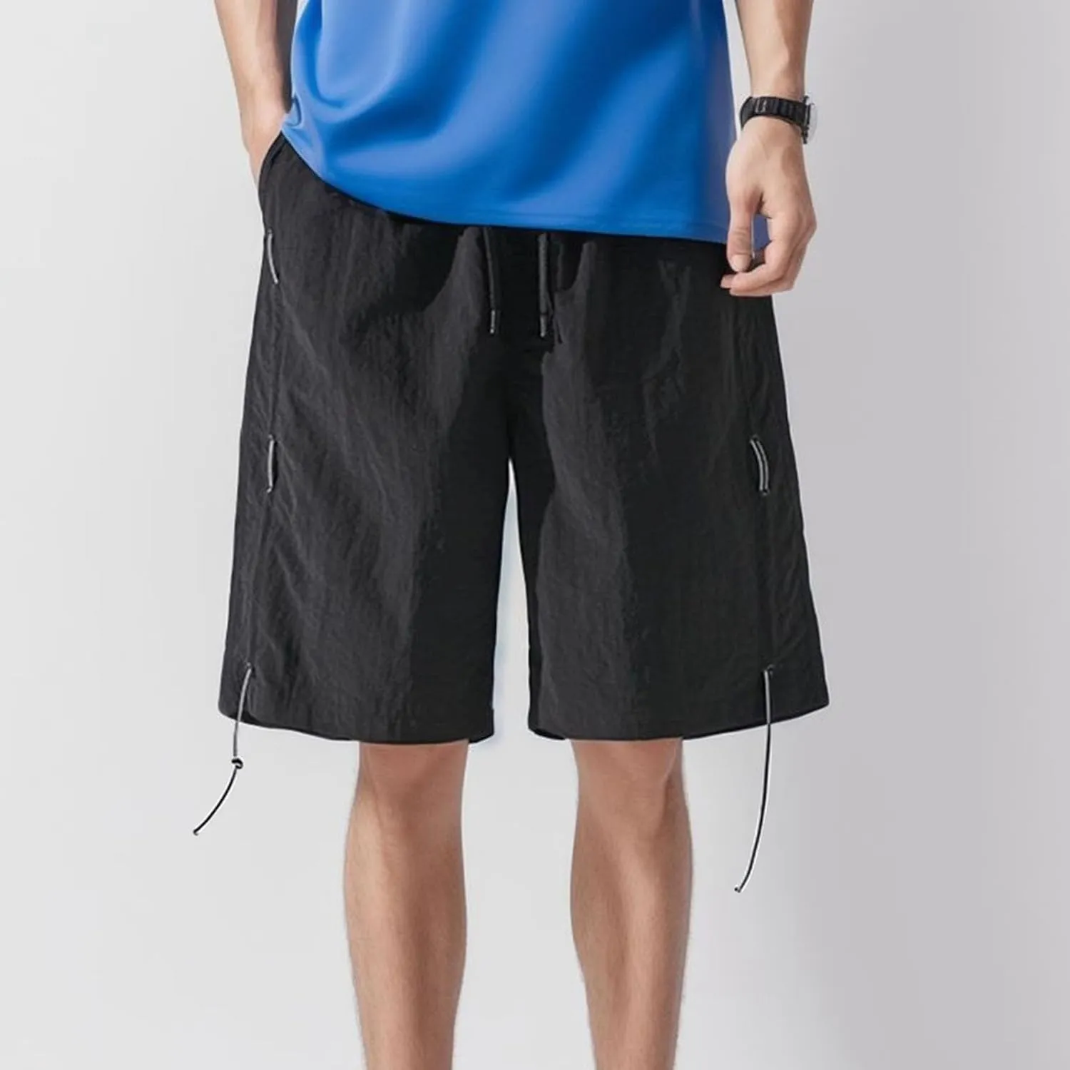 FZVYD Mens Elastic Waist Pants for Seniors Joggers Cargo Pants Fashion Casual Sweatpants Work Pants Drawstring Trousers