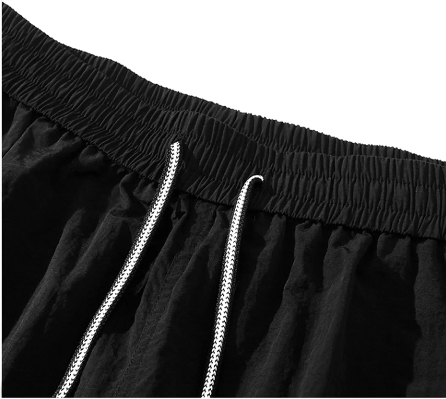 FZVYD Mens Elastic Waist Pants for Seniors Joggers Cargo Pants Fashion Casual Sweatpants Work Pants Drawstring Trousers