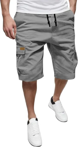 FZVYD Mens Slim Fit Chino Pants Mens Joggers Cargo Pants Fashion Casual Sweatpants Work Pants Drawstring Loose Trousers