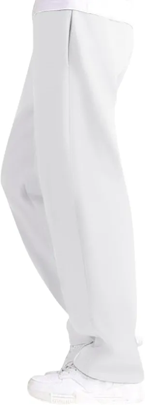 FZVYD Mens Sweatpants Pants Casual Jogging Sports Elastic Lightweight Wide Leg Long Straight Lounge Trousers with Pockets