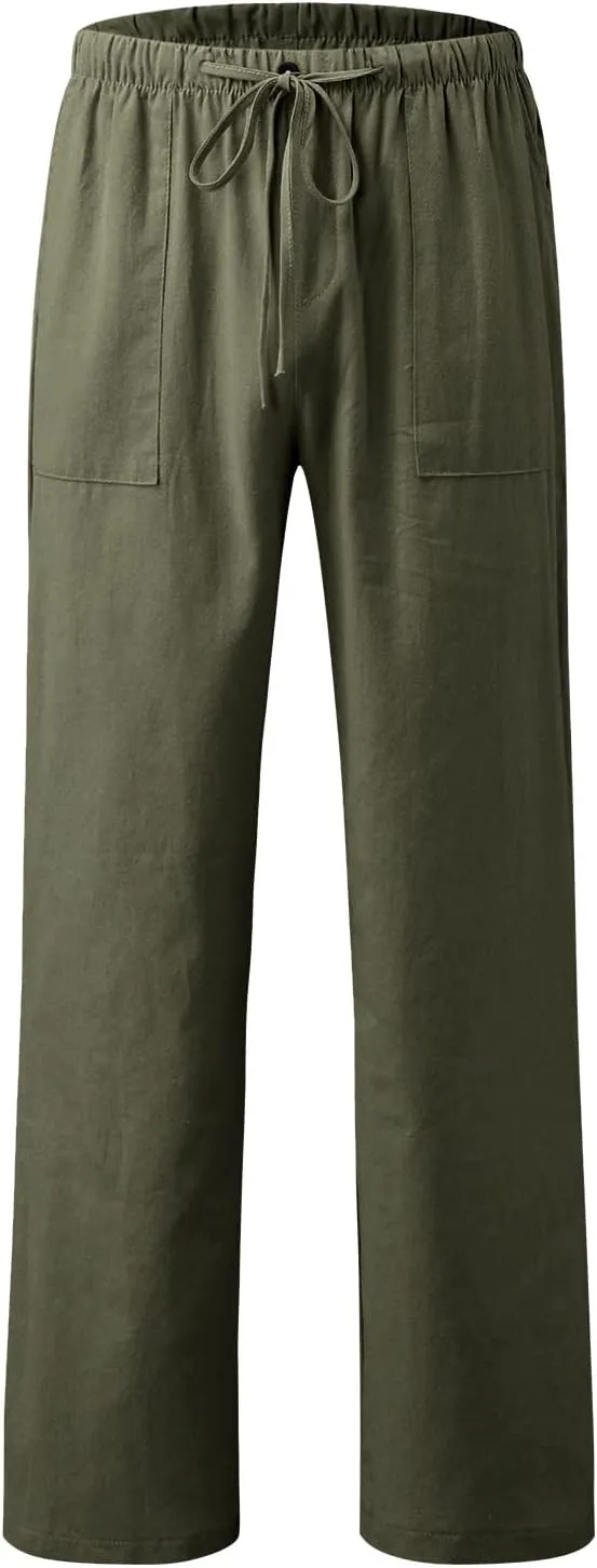 FZVYD Pin Striped Suit Mens Joggers Cargo Pants Fashion Casual Sweatpants Work Pants Drawstring Loose Trousers with Pockets