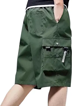 FZVYD Ripped Jeans for Men Mens Joggers Cargo Pants Fashion Casual Sweatpants Work Pants Drawstring Loose Trousers Pockets