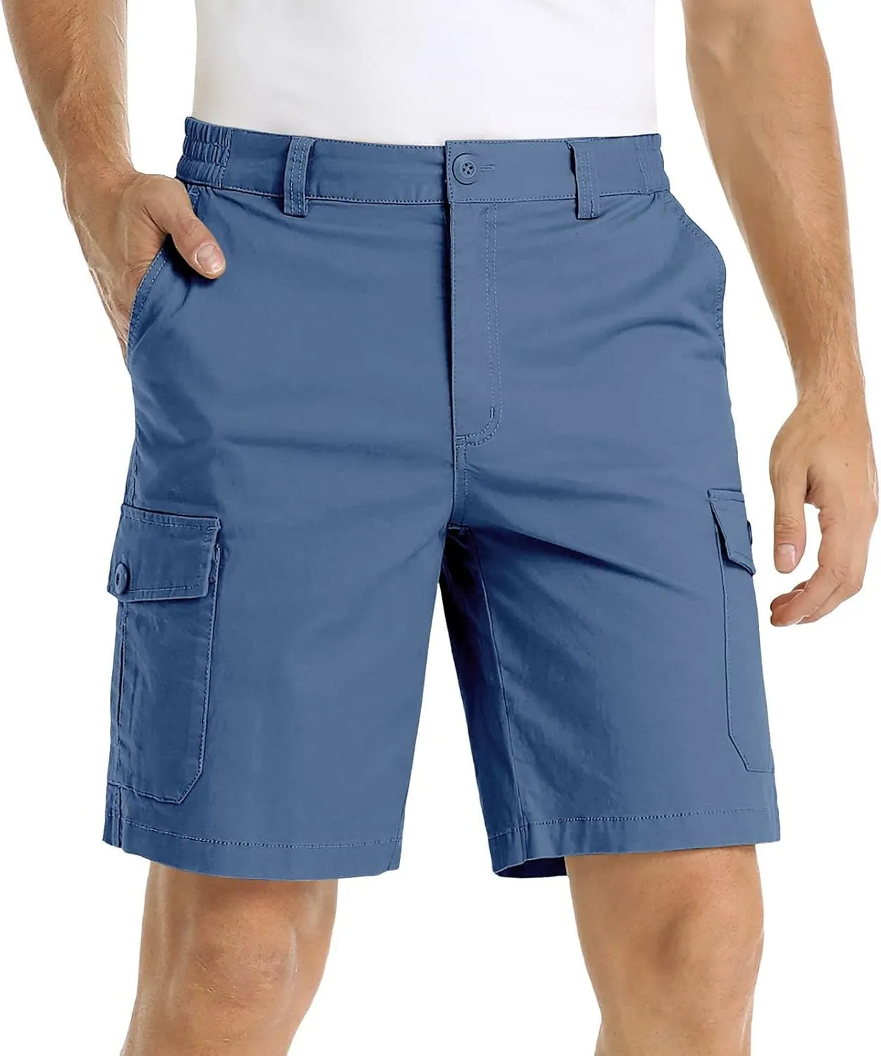FZVYD Slim Fit Golf Pants for Men Mens Joggers Cargo Pants Fashion Casual Sweatpants Work Pants Drawstring Loose Trousers