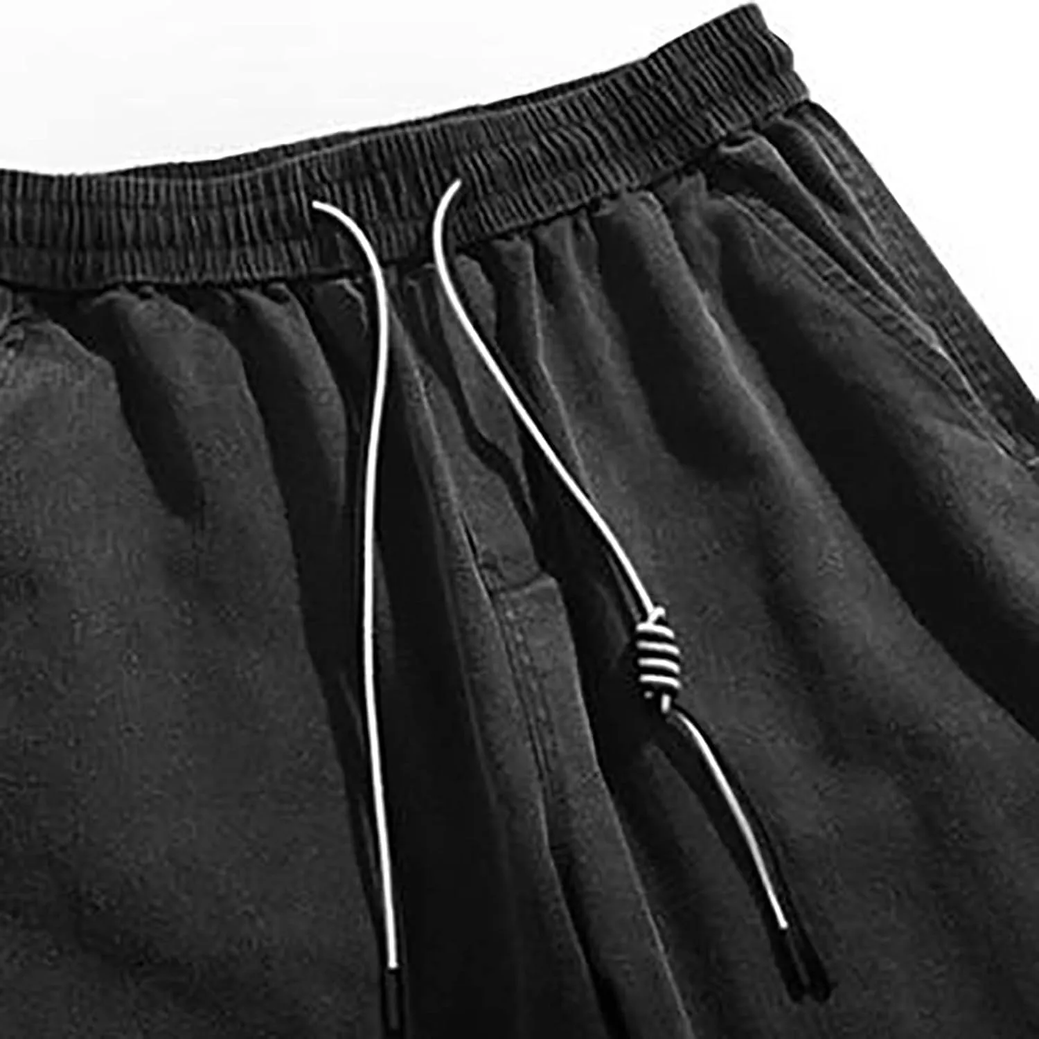 FZVYD Tapered Pants Men Mens Joggers Cargo Pants Fashion Casual Sweatpants Work Pants Drawstring Loose Trousers with Pockets
