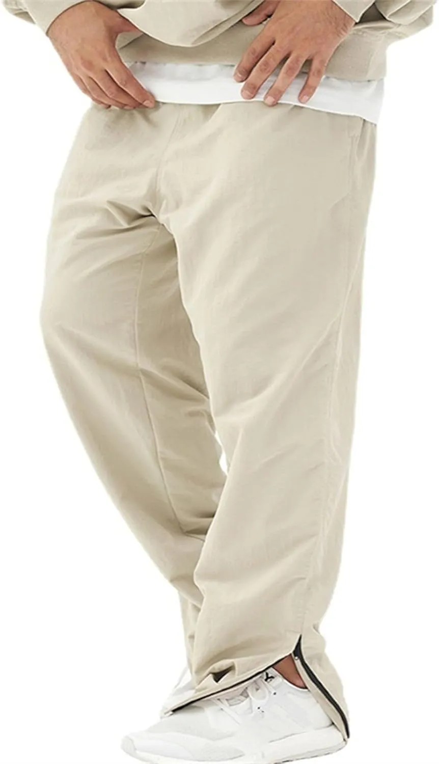 FZVYD Trip Pants Mens Joggers Cargo Pants Fashion Casual Sweatpants Work Pants Drawstring Loose Trousers with Pockets