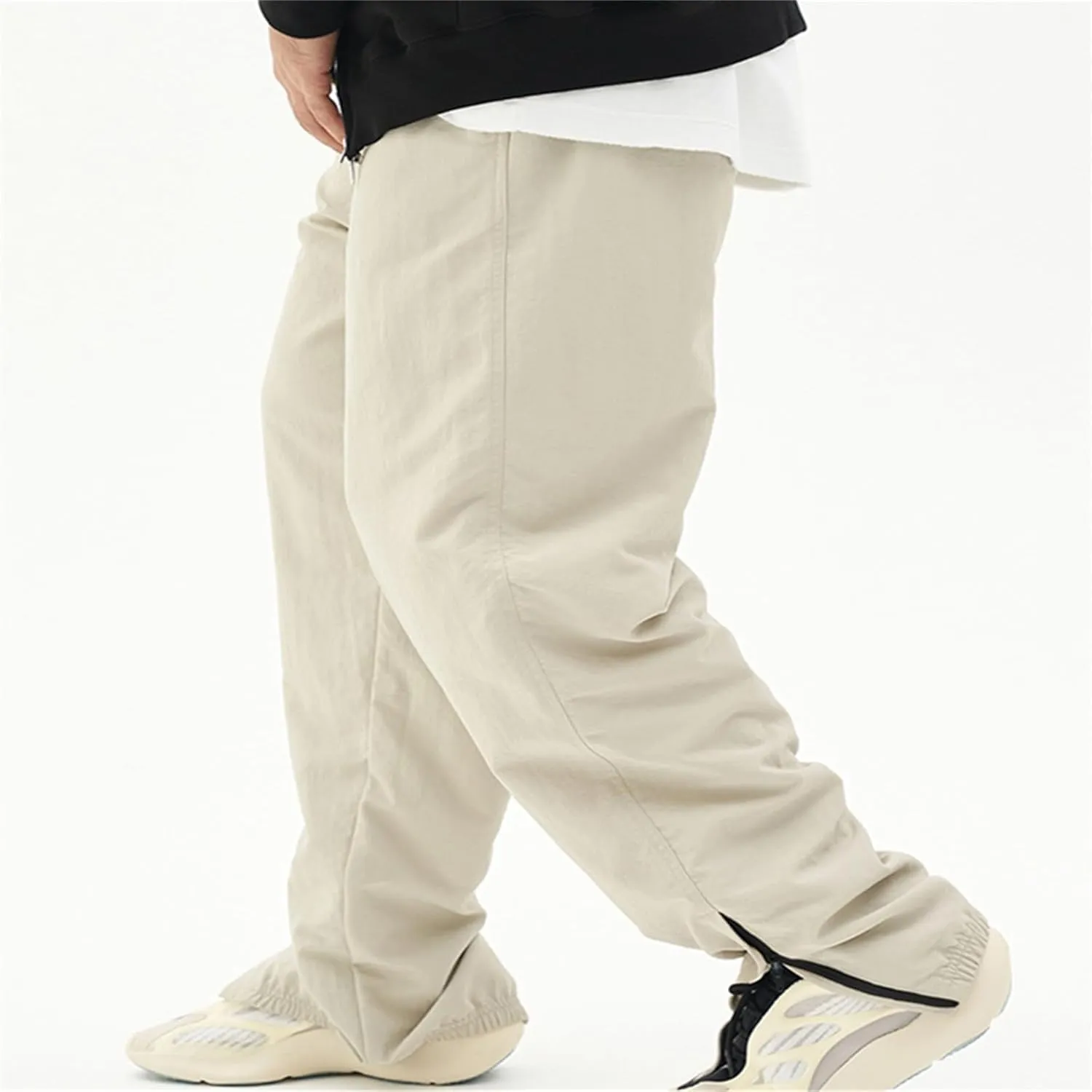 FZVYD Trip Pants Mens Joggers Cargo Pants Fashion Casual Sweatpants Work Pants Drawstring Loose Trousers with Pockets