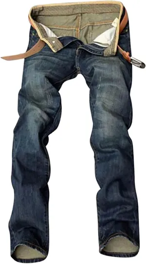 FZVYD Y2k Jeans Men Mens Joggers Cargo Pants Fashion Casual Sweatpants Work Pants Drawstring Loose Trousers with Pockets