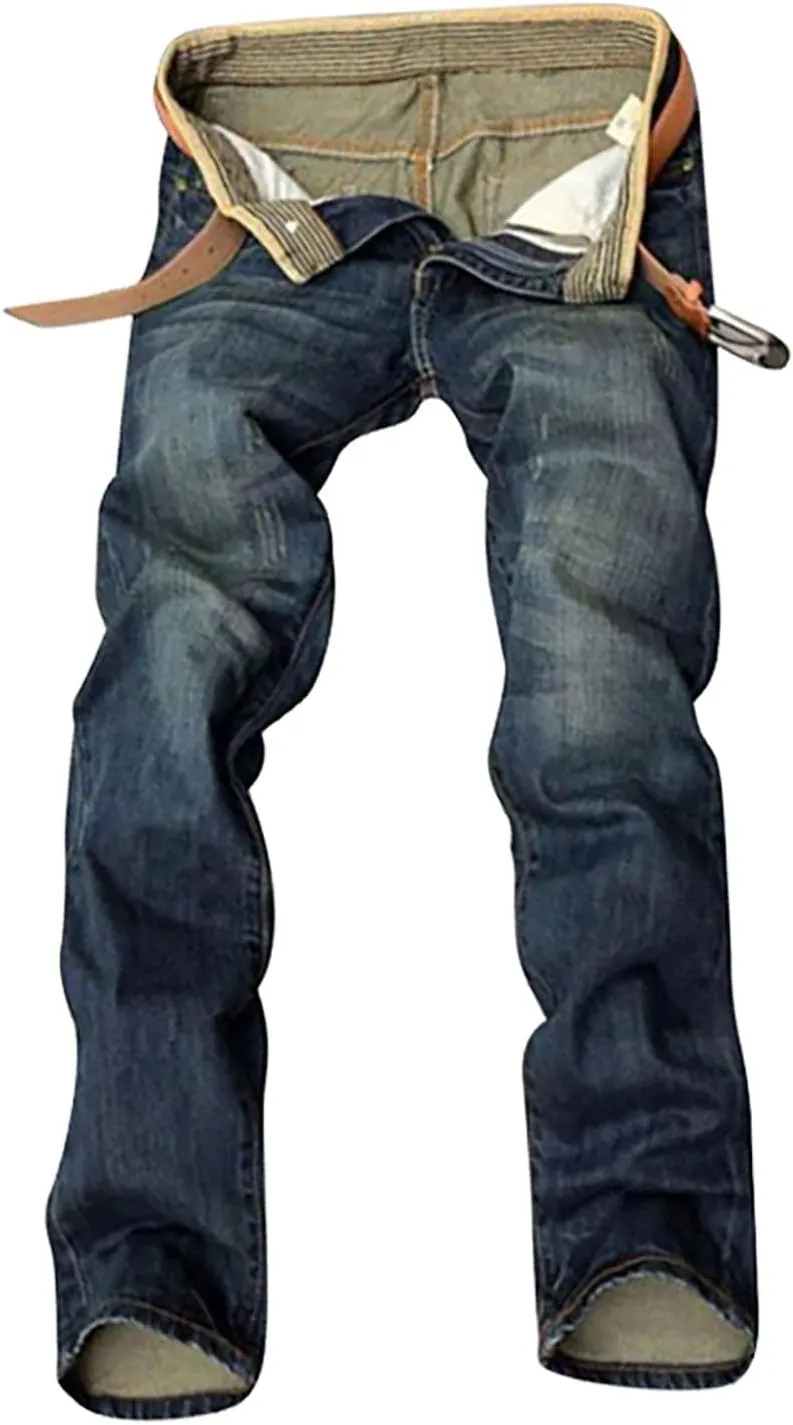 FZVYD Y2k Jeans Men Mens Joggers Cargo Pants Fashion Casual Sweatpants Work Pants Drawstring Loose Trousers with Pockets