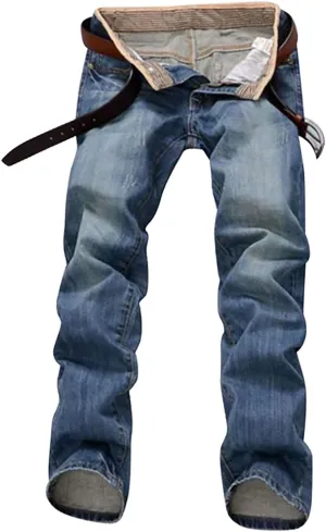FZVYD Y2k Jeans Men Mens Joggers Cargo Pants Fashion Casual Sweatpants Work Pants Drawstring Loose Trousers with Pockets
