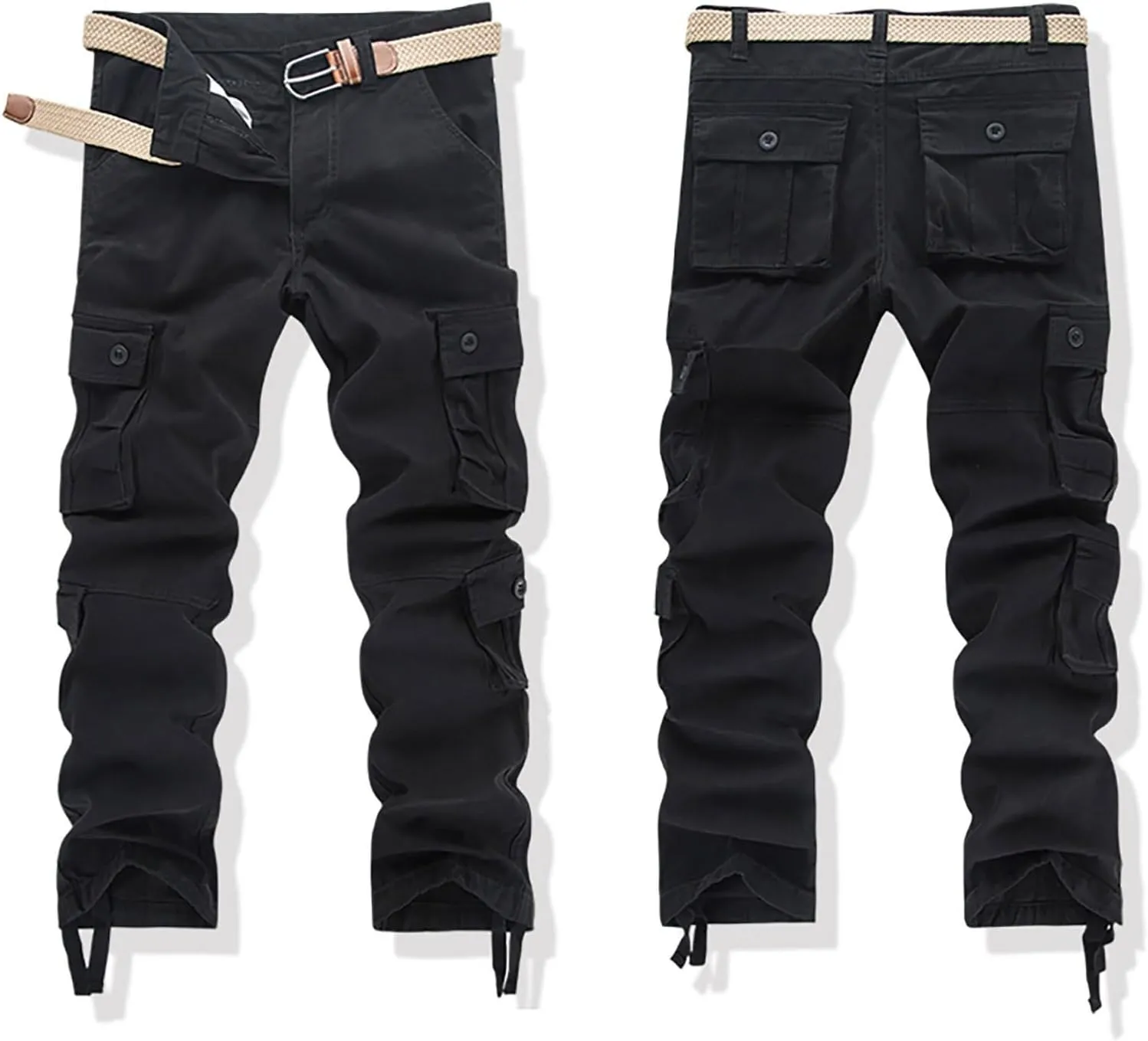 GIERIDUC Men's Hiking Cargo Pants Lightweight Outdoor Travel Pants for Men with Multi-Pockets Fishing Camping Work Cargo Pant