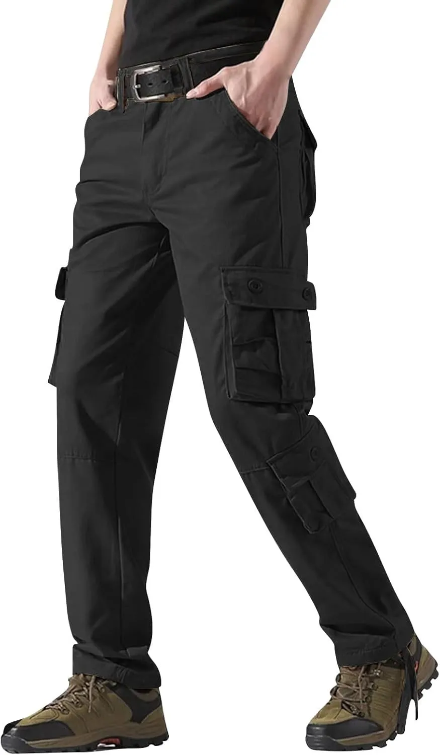 GIERIDUC Men's Hiking Cargo Pants Lightweight Outdoor Travel Pants for Men with Multi-Pockets Fishing Camping Work Cargo Pant