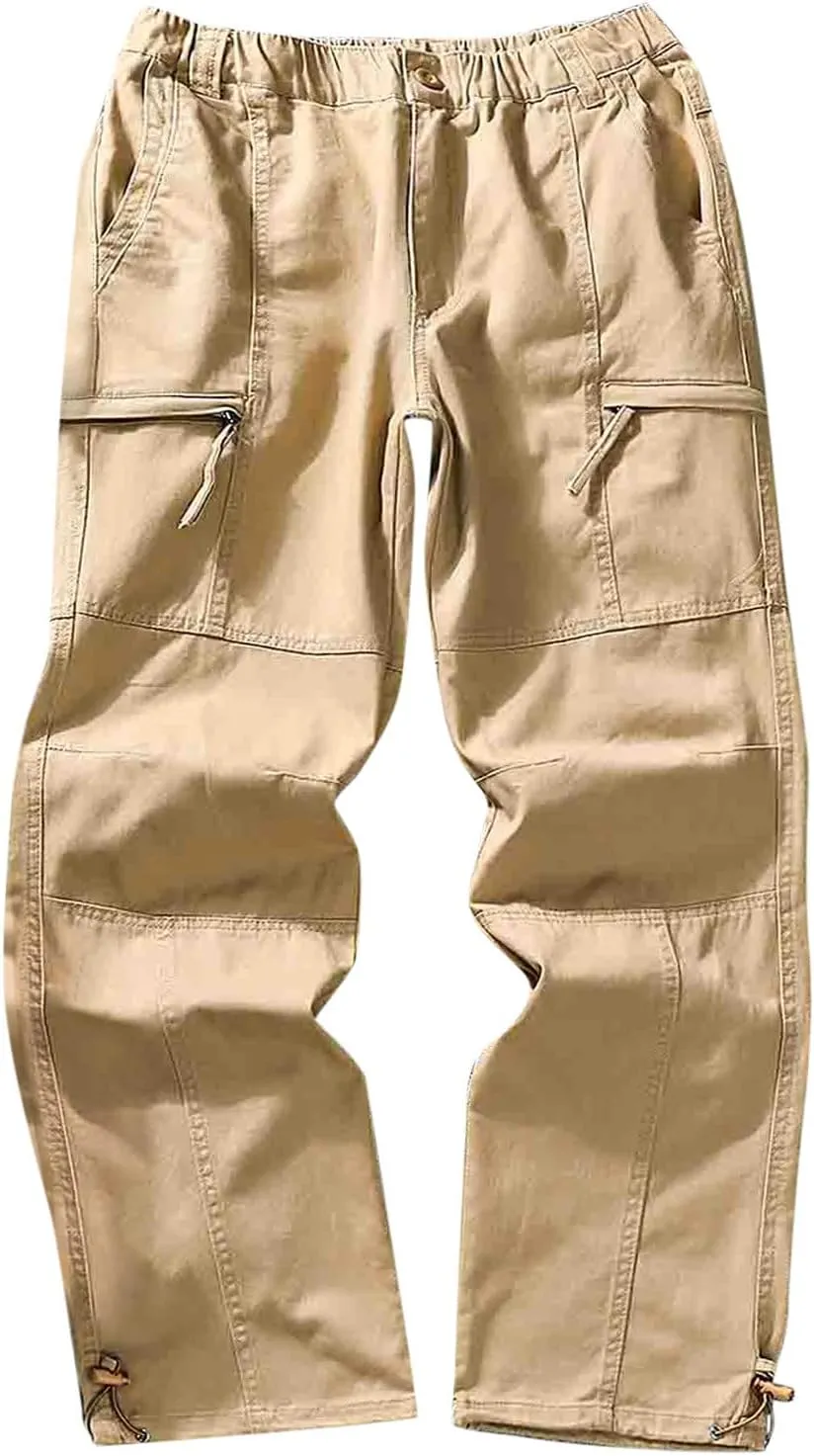 GIERIDUC Men's Wide Leg Flare Sweatpants Wide Leg Corduroy Pants for Men Running Tights with Pocket Breathable Workout Pants