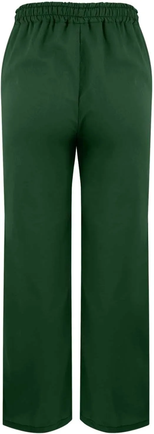 GIERIDUC Women Linen Pants Drawstring High Waist Wide Leg Casual Pants Lightweight Lounge Beach Summer Pants with Pockets