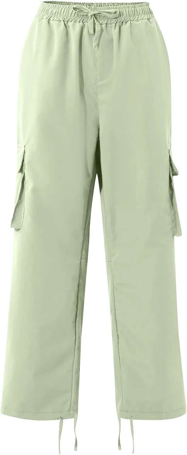 GOFULY Mens Cargo Pants Baggy Fashion Sweatpants with Pockets and Draw String with Pocket Casual Pants Joggers Trousers