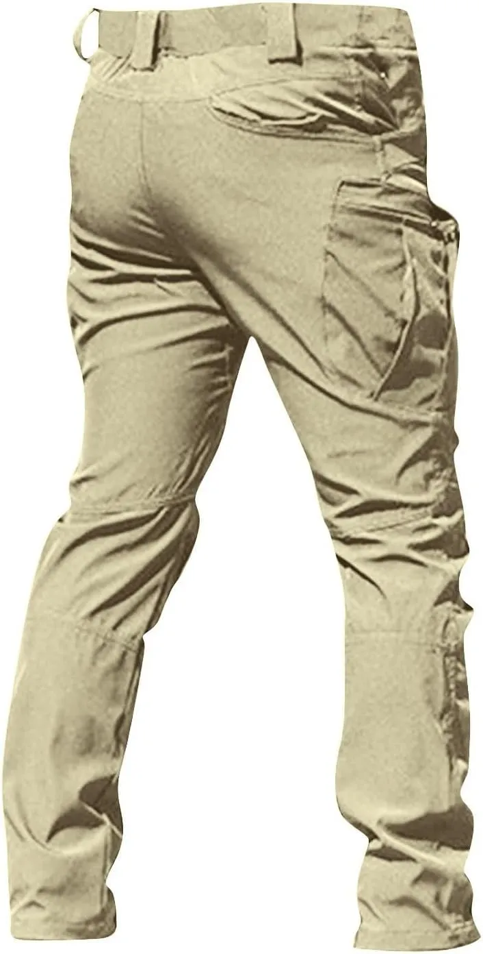 GOFULY Mens Cargo Pants Big and Tall Ripstop Stretch Y2K Pants Men Baggy Zipper Pockets Casual Casual Pants 2024 Trousers
