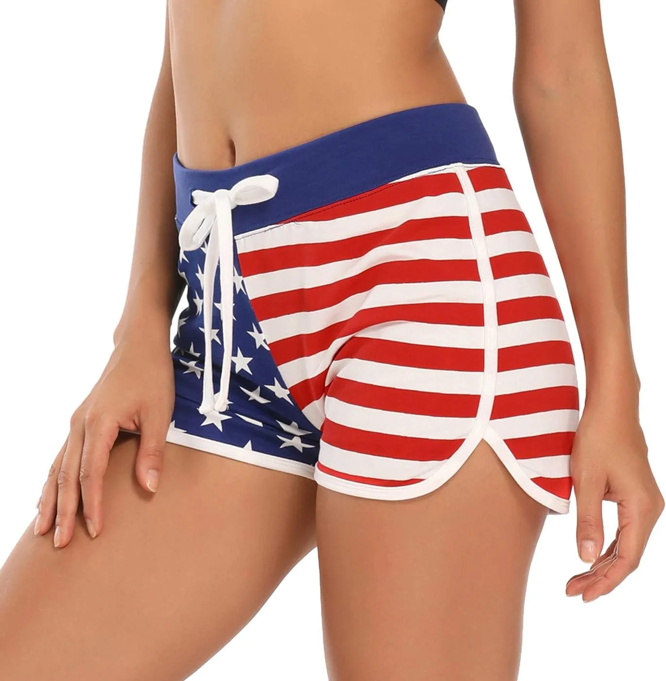 HDE Women's Retro Fashion Dolphin Running Workout Shorts