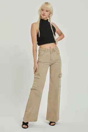 High Rise Cargo Khaki