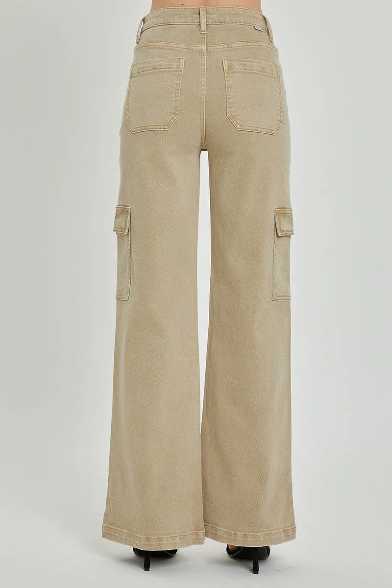 High Rise Cargo Khaki