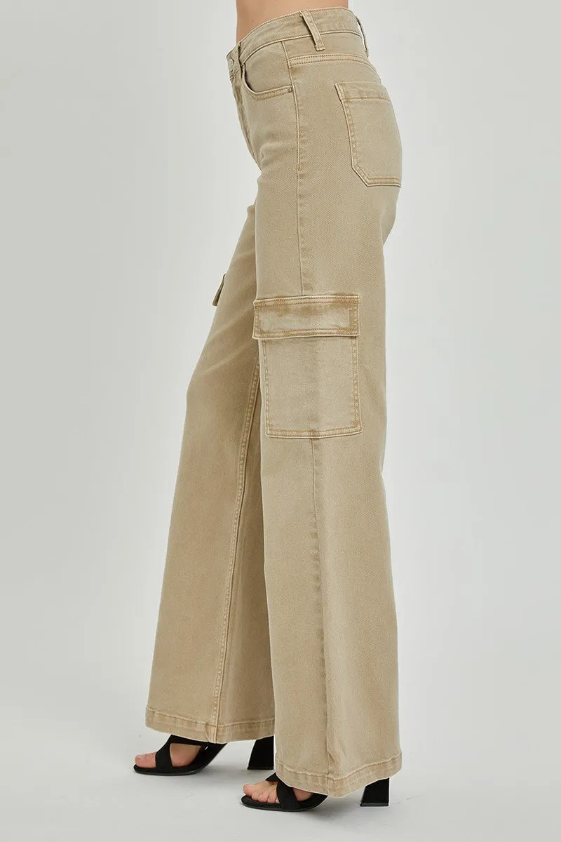 High Rise Cargo Khaki