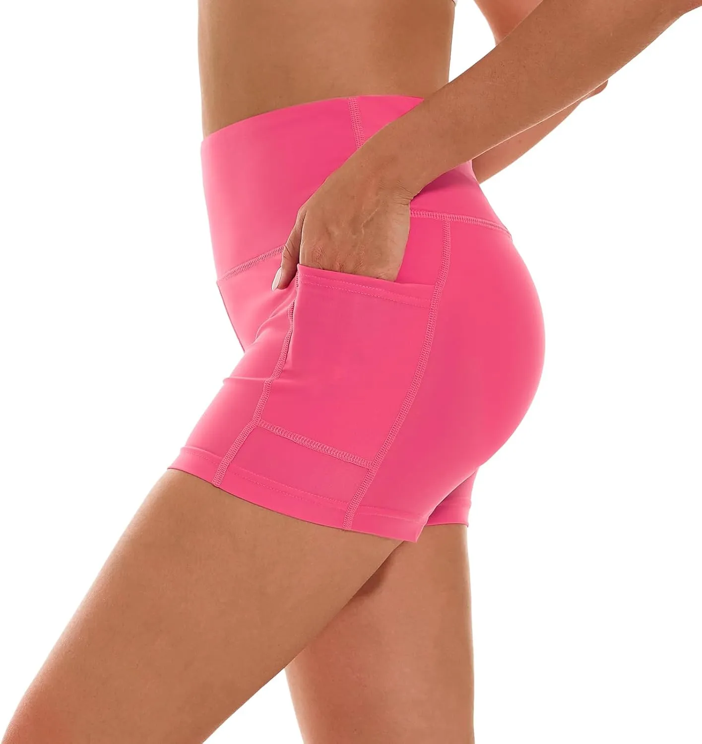 HODOSPORTS Women's 3''/5''/7''/9'' Swim Shorts UPF 50  High Waisted Board Shorts with Pockets Liner Quick Dry Swimsuit Bottom
