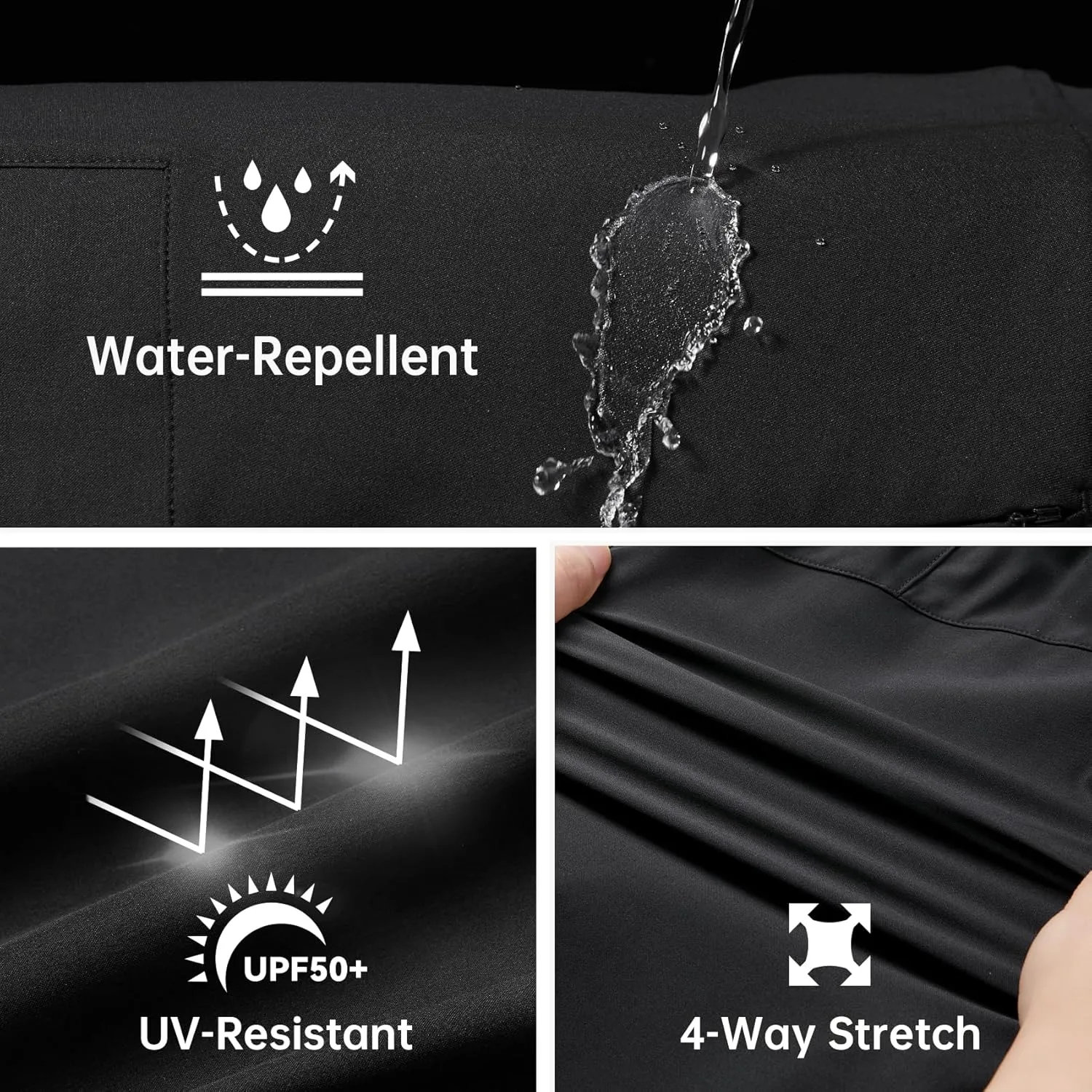 HOTSUIT Cargo Skirts for Women with 4 Pockets Quick Dry Stretch 16 Hiking Skort for Golf Running Tennis