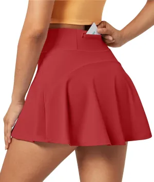 IUGA Tennis Skirts for Women High Waisted Women's Golf Skirt with Pockets Athletic Skort for Running Casual