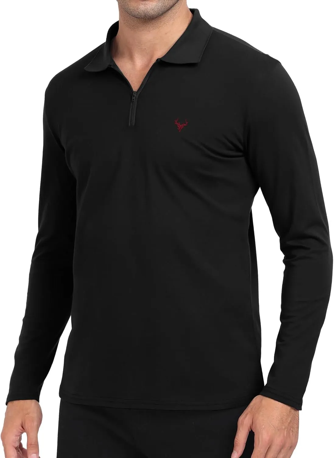 KUYIGO Men's Short&Long Sleeve Polo Shirts Casual Slim Fit Business Fashion Tops Golf Tennis T-Shirt