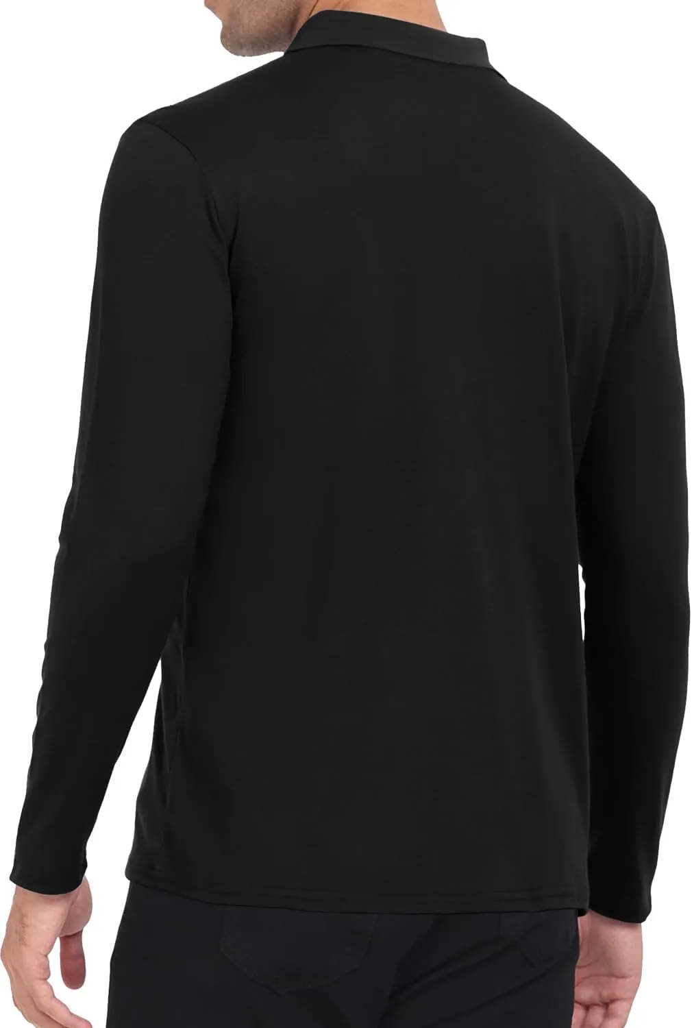 KUYIGO Men's Short&Long Sleeve Polo Shirts Casual Slim Fit Business Fashion Tops Golf Tennis T-Shirt