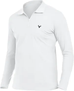 KUYIGO Men's Short&Long Sleeve Polo Shirts Casual Slim Fit Business Fashion Tops Golf Tennis T-Shirt
