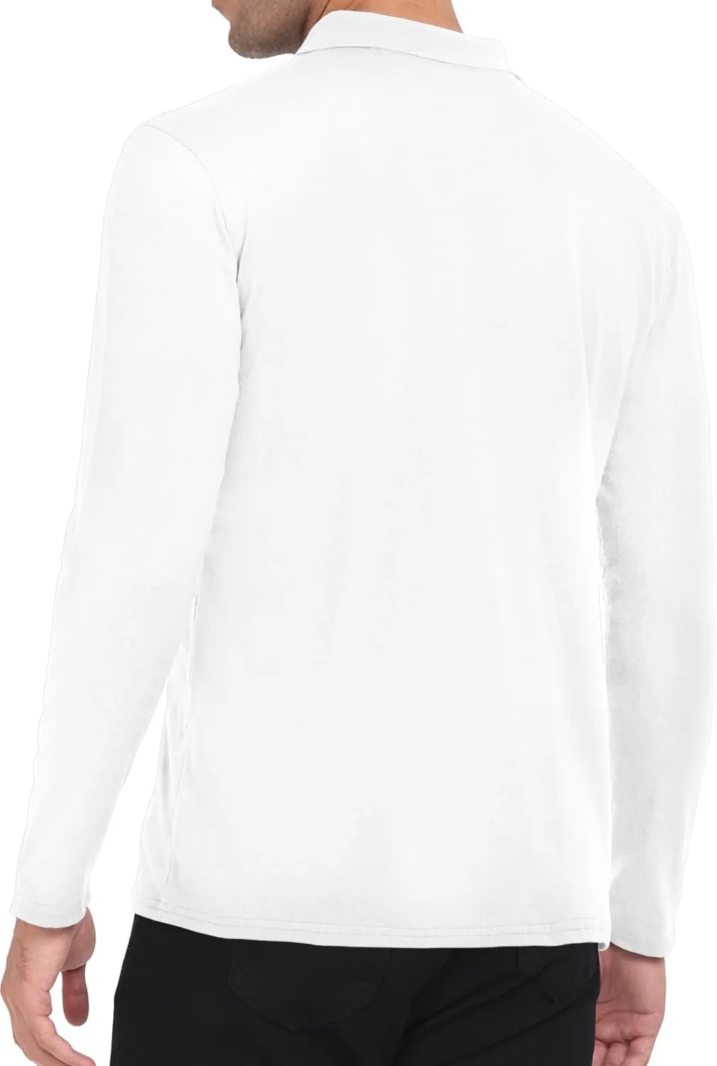 KUYIGO Men's Short&Long Sleeve Polo Shirts Casual Slim Fit Business Fashion Tops Golf Tennis T-Shirt