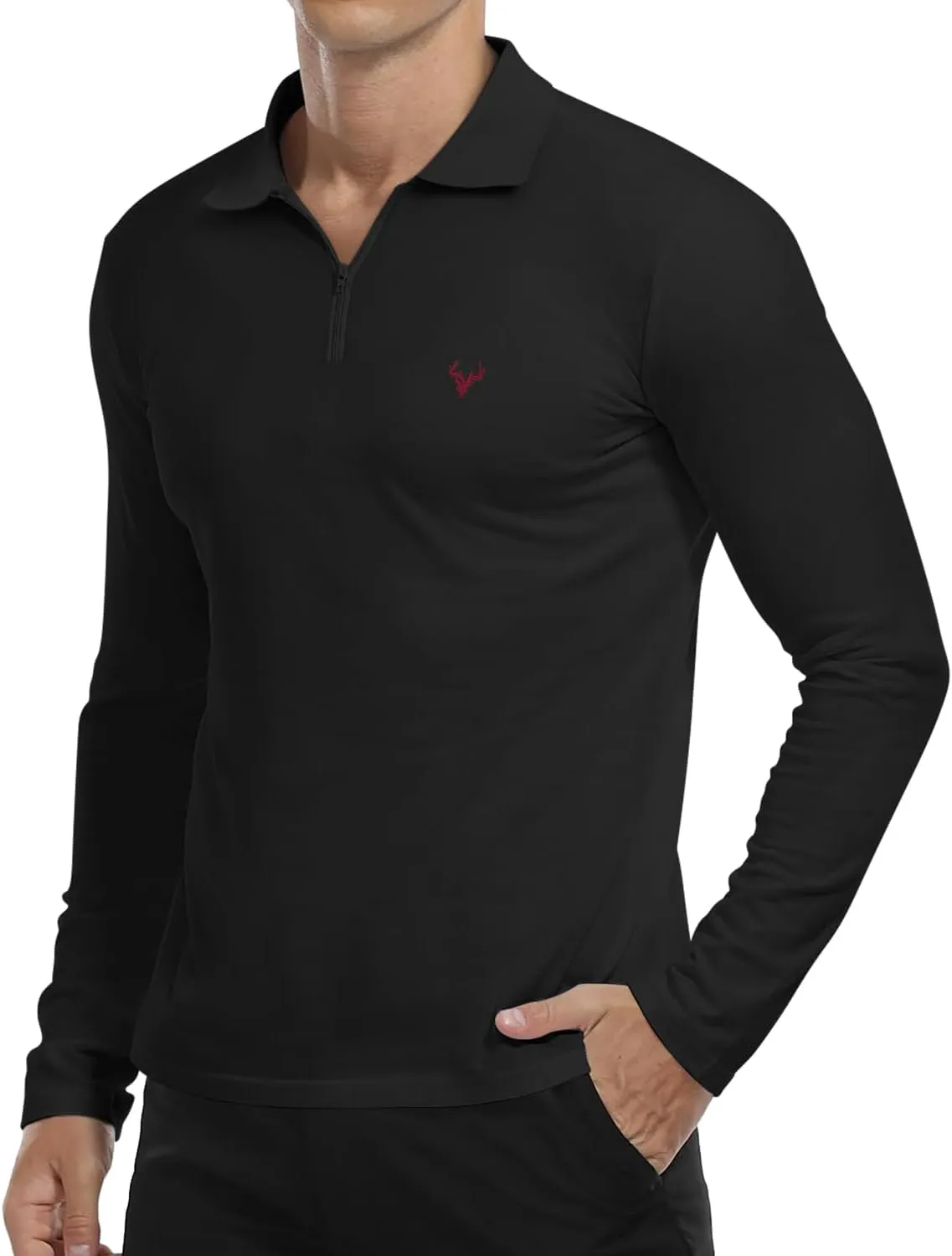 KUYIGO Men's Short&Long Sleeve Polo Shirts Casual Slim Fit Business Fashion Tops Golf Tennis T-Shirt