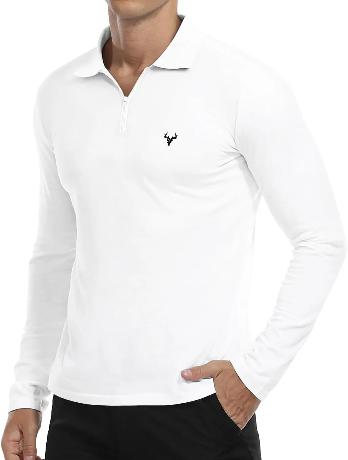 KUYIGO Men's Short&Long Sleeve Polo Shirts Casual Slim Fit Business Fashion Tops Golf Tennis T-Shirt