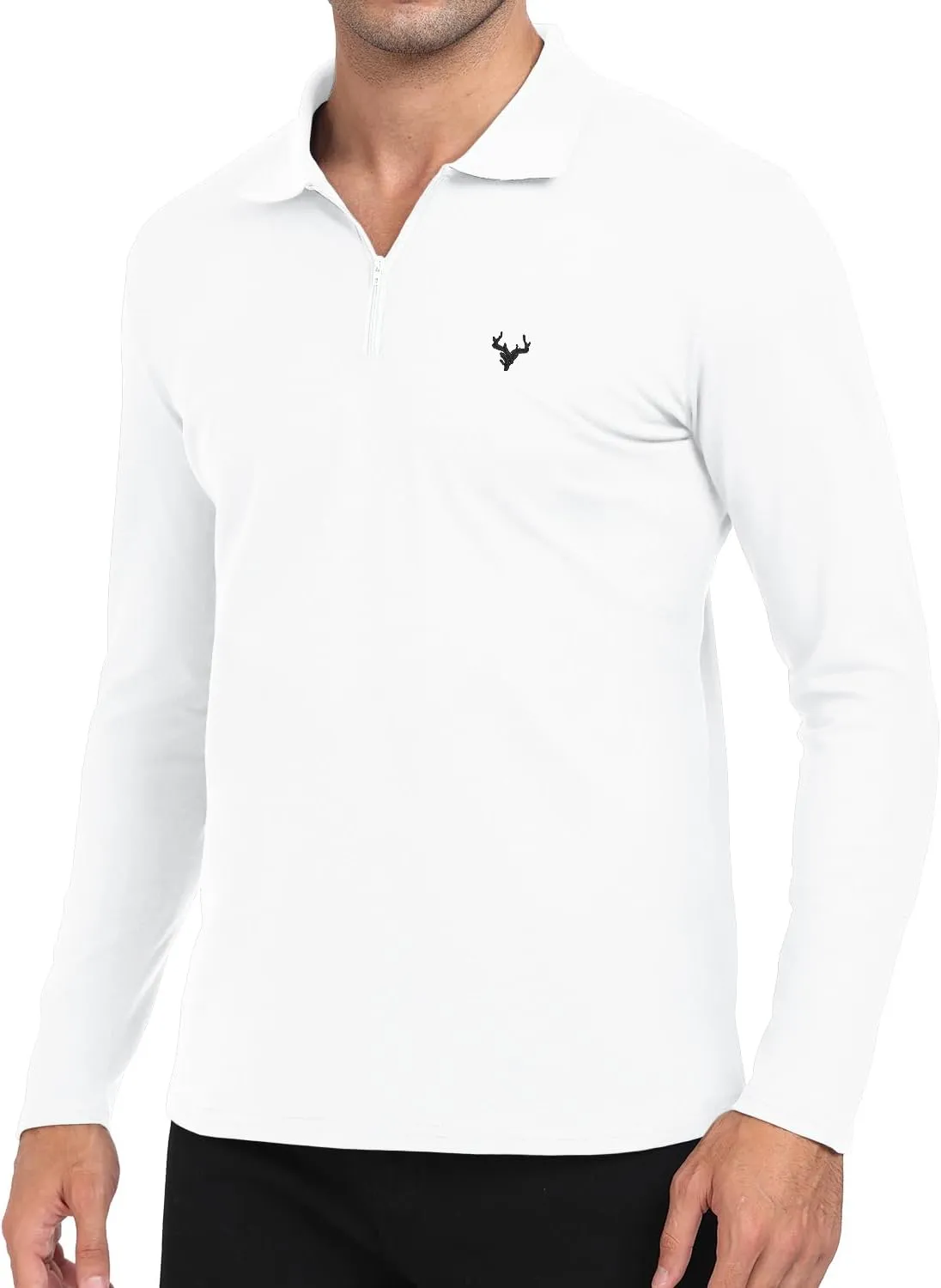 KUYIGO Men's Short&Long Sleeve Polo Shirts Casual Slim Fit Business Fashion Tops Golf Tennis T-Shirt