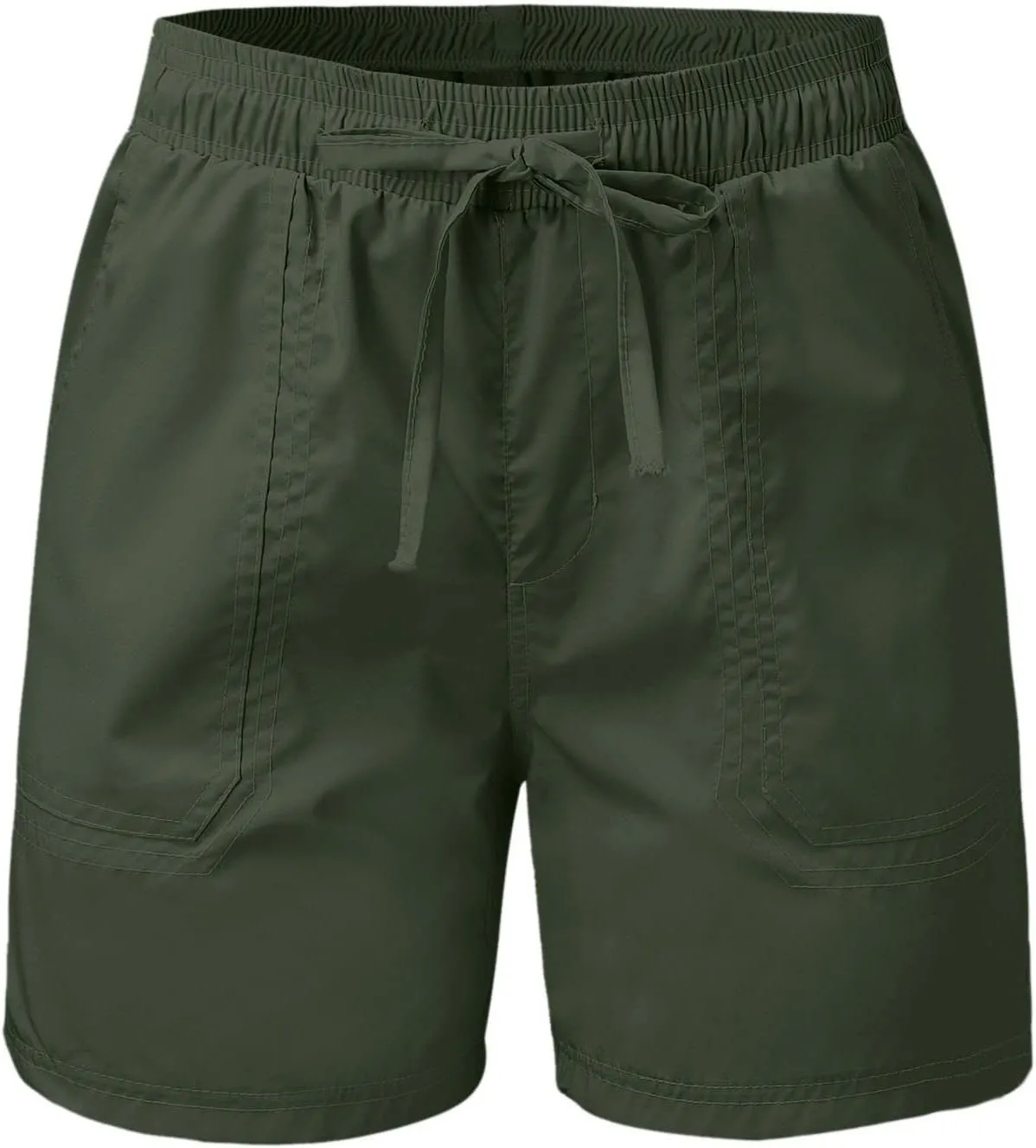 LCMTWX Khaki Women's Athletic Hiking Quick Shorts