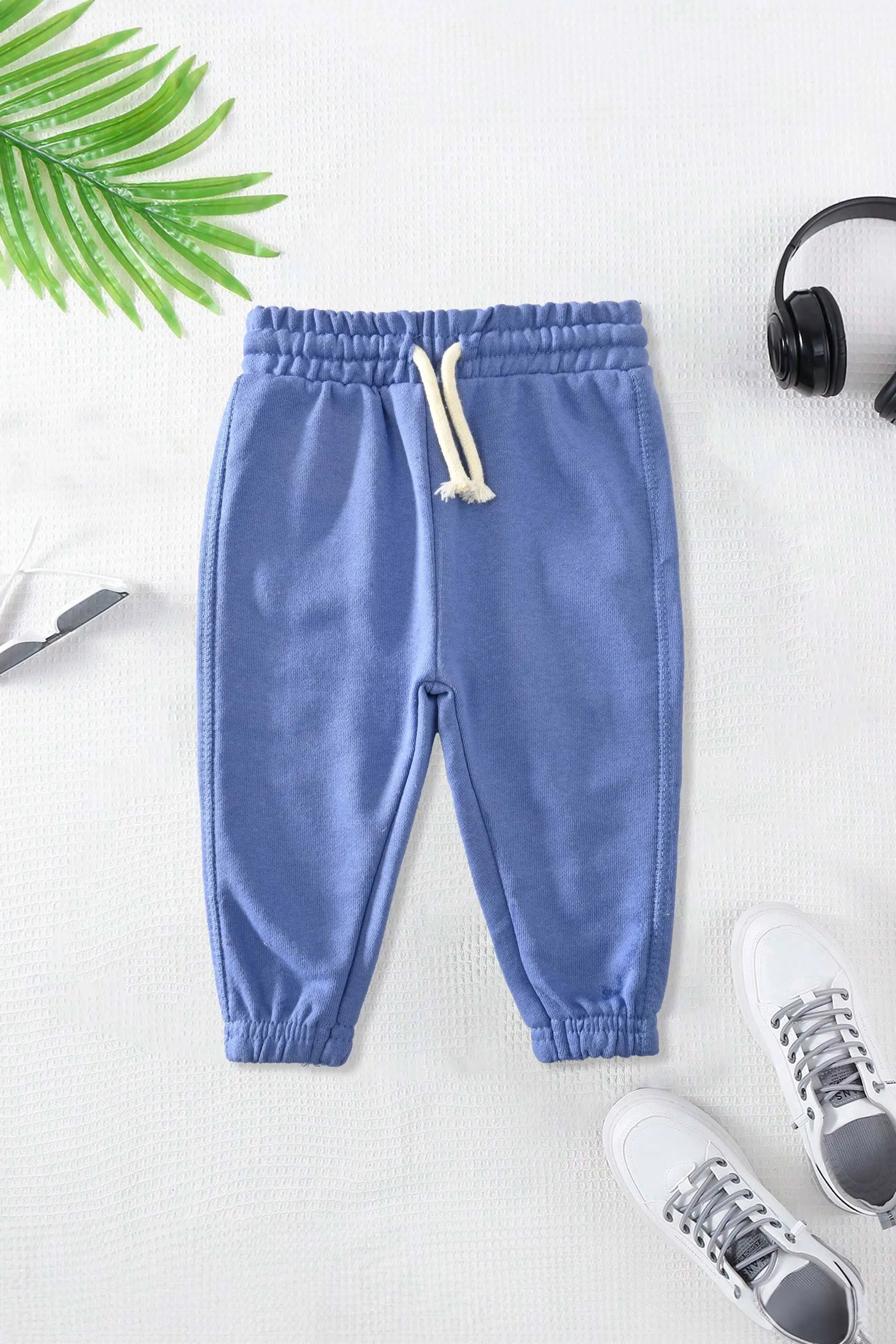 Lefties Kid's Solid Design Terry Jogger Pants