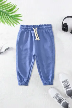 Lefties Kid's Solid Design Terry Jogger Pants