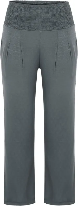Linen Cotton Wide Leg Pants Women Casual Baggy 2024 Summer Palazzo Trousers Elastic High Waist Solid Straight Wide Leg Pants