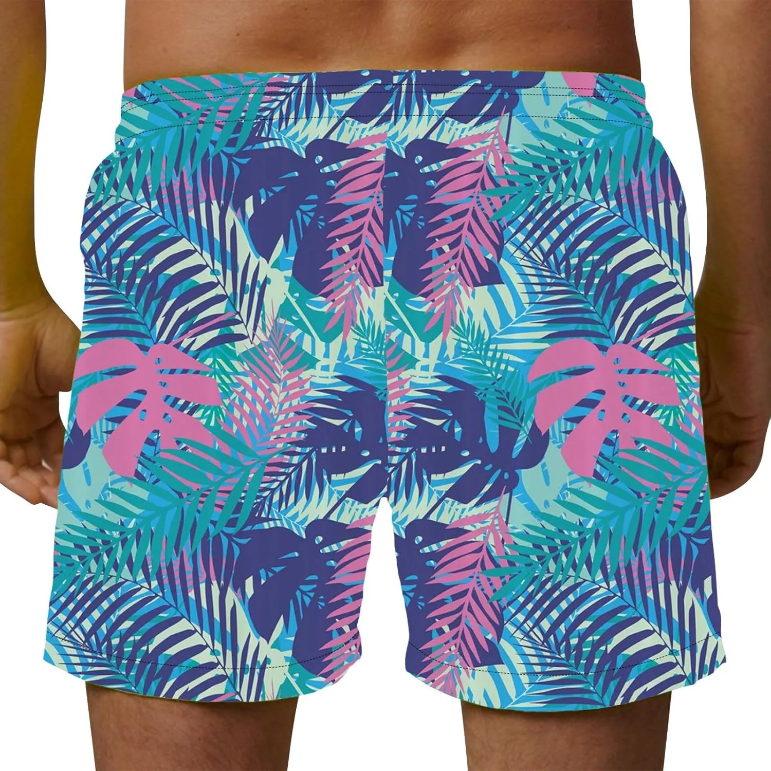 Linen Short Leisure and Fitness Sports Plus Size Five Quick Drying Beach Pants Shorts Green Mens Shorts Mens Swim