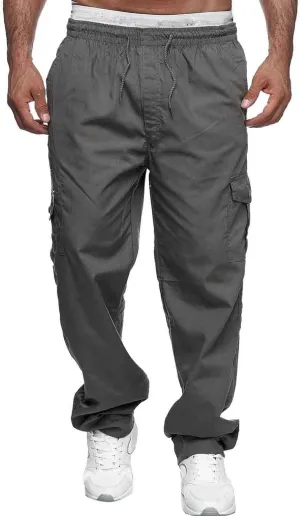 Men's Cargo Pants Military Tactical Hiking Jogger Athletic Work Big and Tall Outdoor Trousers Sweatpants with Pockets