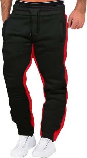 Men's Cargo Sweatpants with Pockets Men Sweatpants Men's Basic Active Fleece Jogger Pants Regular and Big & Tall Sizes
